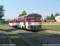 813/913.001, Osobn vlak s Luenca sa tu kriuje s osobnm vlakom s Uteka, 1.8.2008