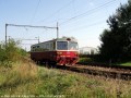 dve koľaje spojky medzi zriaďovacou stanicou a odb. Vinoghrady, motorový vozeň 810.492-9 ako vlaková linka MHD č. 155, 24.9.2006