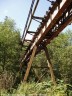 oceov most postaven po 2. svetovej vojne na trati na Sihlu, 27.8.2006 
