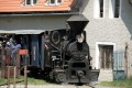 U 34.901 odchádza s vlakom do Vydrova, Čierny Balog, 1.5.2009
