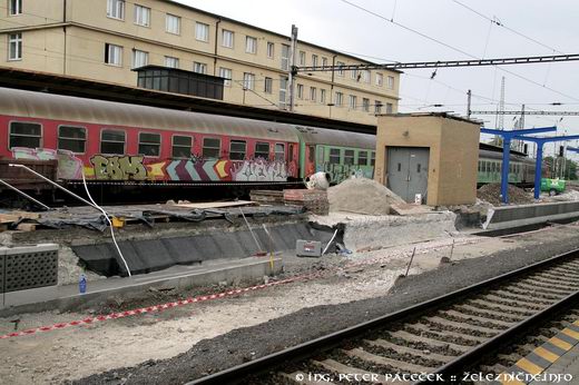 Rekonštrukcia 4. nástupiša - Bratislava hl.st.