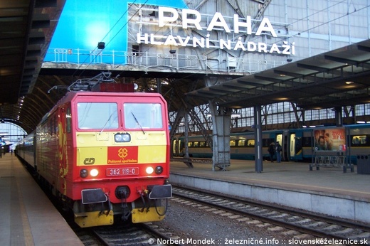 Po príchode na Pražské hlavní nádraží