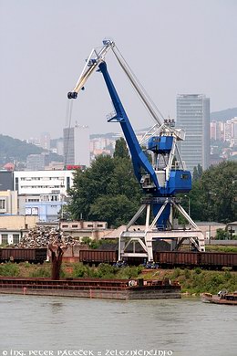Železnica v prístave