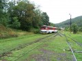 Osobn vlak s Uteka prichdza na tretiu koaj, 9.8.2008