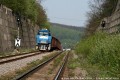 n�kladn� vlak prech�dza vrcholom trate na �seku Lu�enec - Zvolen, 28.4.2009