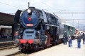 Albatros na ele historickho vlaku z Margecian, st. Koice, 22.4.2012